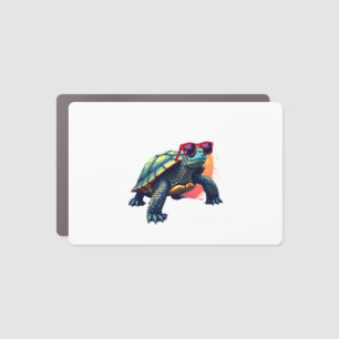 Turtle Colorful Turtle Outfit Mens Turtle Lover Tu Car Magnet