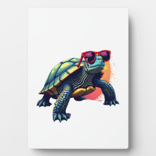 Turtle Colorful Turtle Outfit Mens Turtle Lover Tu Plaque
