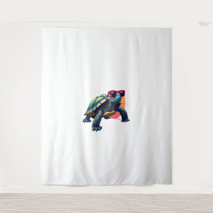 Turtle Colorful Turtle Outfit Mens Turtle Lover Tu Tapestry