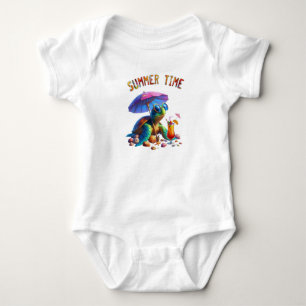 Turtle Comedy Characters. Baby Bodysuit