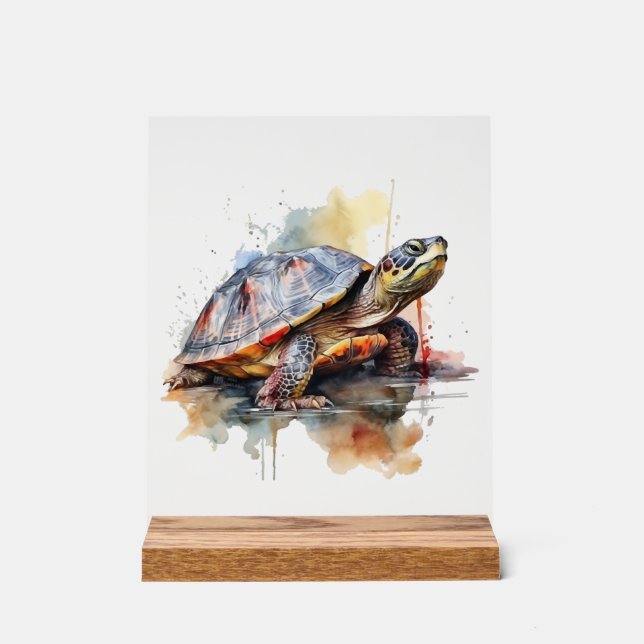 Turtle Copy Copy Copy Copy Copy Copy Copy Copy Cop Acrylic Sign (Front)