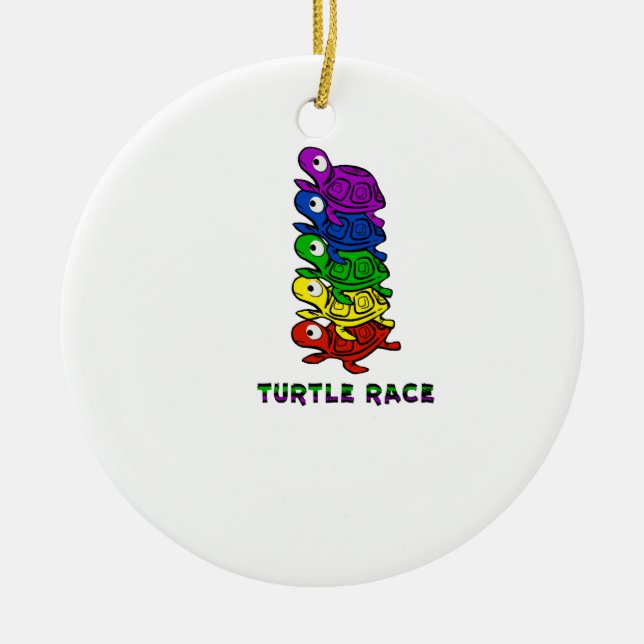 Turtle Copy Copy Copy Copy Copy Copy Copy Copy Cop Ceramic Ornament (Front)