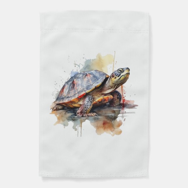 Turtle Copy Copy Copy Copy Copy Copy Copy Copy Cop Garden Flag (Front)