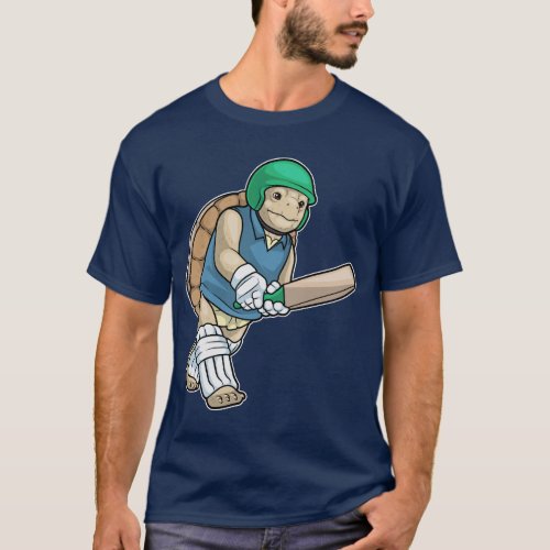 Turtle Cricket Cricket bat Sports T-Shirt