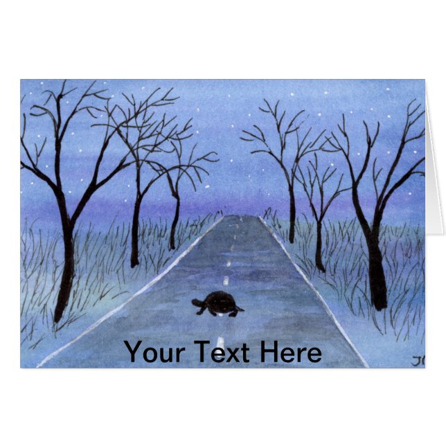Turtle Crossing Cards (Front Horizontal)
