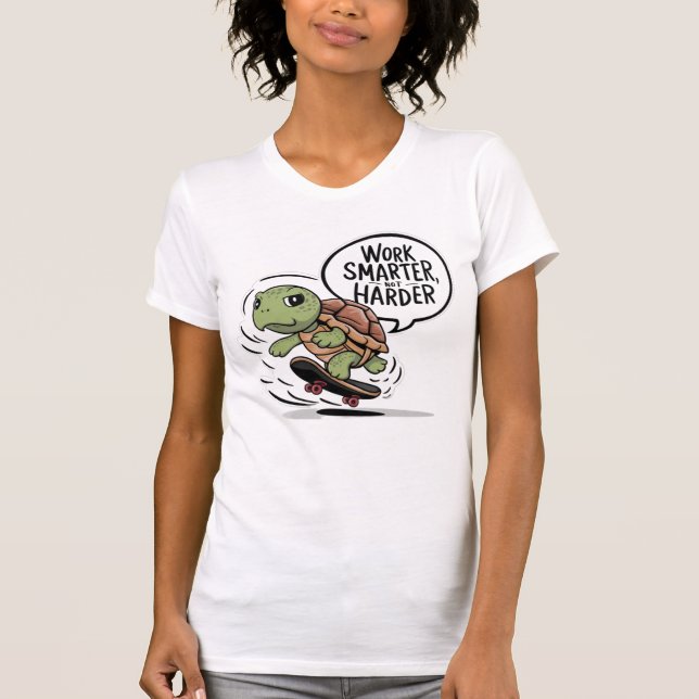 turtle cruising skateboard T-Shirt (Front)