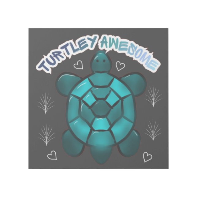  Turtle Cute Pun Funny Animal Gift Gallery Wrap (Front)