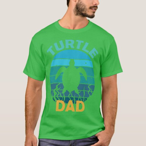 Turtle Dad Eco friendly Earth Day T_Shirt