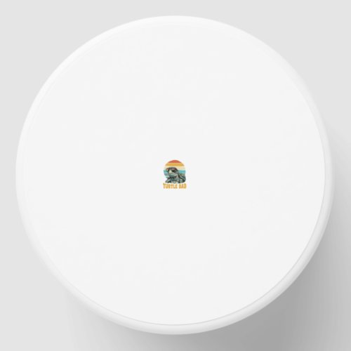 Turtle Dad Retro Sunset Vintage Engraving Vector D Mini Candle Favors