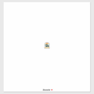 Turtle Dad Retro Sunset Vintage Engraving Vector D Sticker