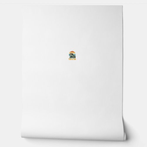 Turtle Dad Retro Sunset Vintage Engraving Vector D Wallpaper