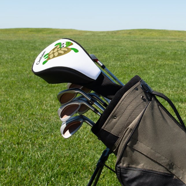 Turtle Design Golf Head Cover (In Situ)