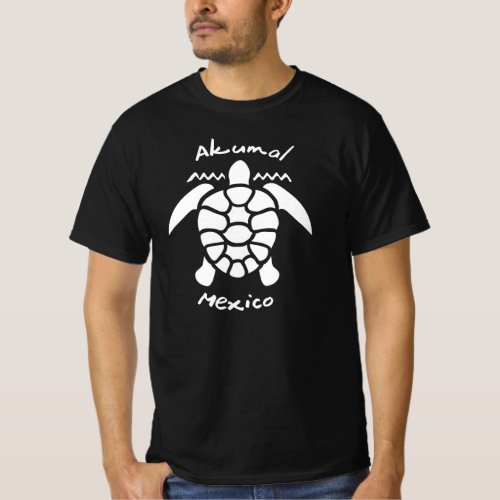 Turtle Diving Akumal Mexico T_Shirt