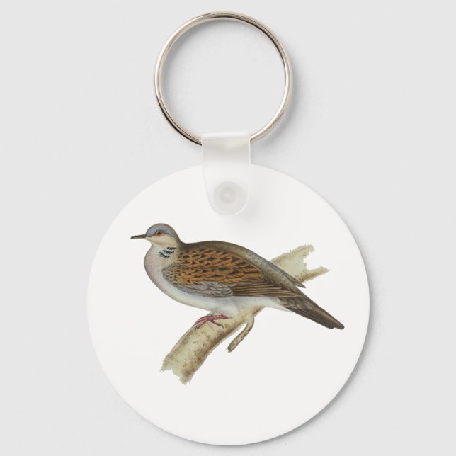 Turtle Dove Keychain (Front)