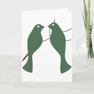 Turtle Doves Holiday Card