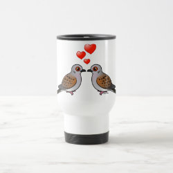Two Turtle Doves in Love Travel / Commuter Mug