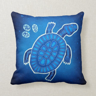 Turtle Dreaming Throw Pillow