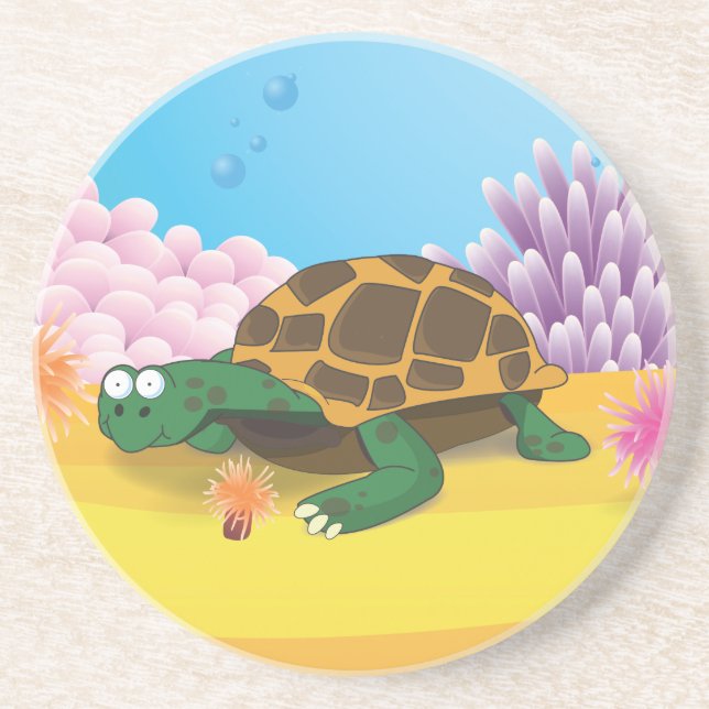 Turtle Drink Coaster (Front)