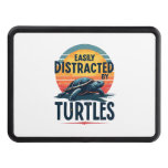 Turtle Easily Distracted By Turtles Sea Vintage Ki Hitch Cover