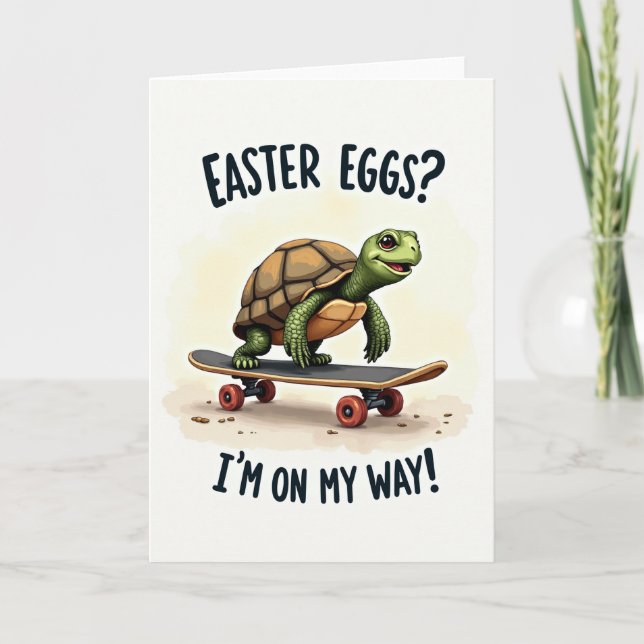 Turtle Easter Eggs Journey Card (Front)