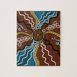 Turtle Egg Dreaming Dot Art Jigsaw Puzzle