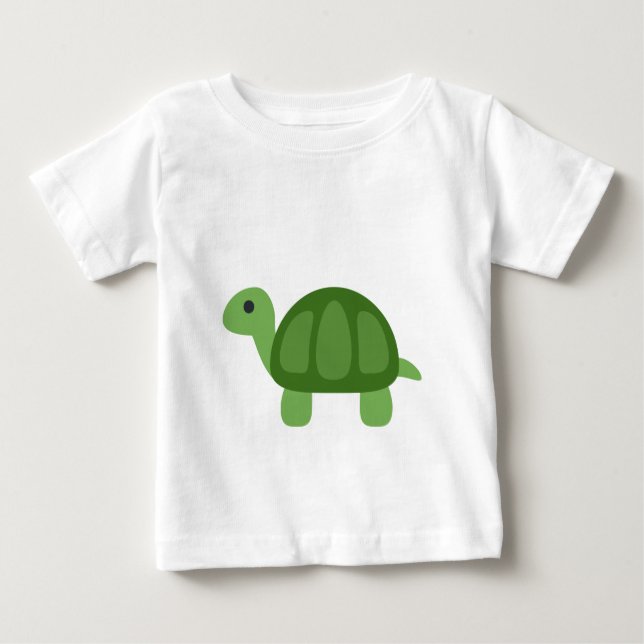 Turtle Emoji Baby T-Shirt (Front)