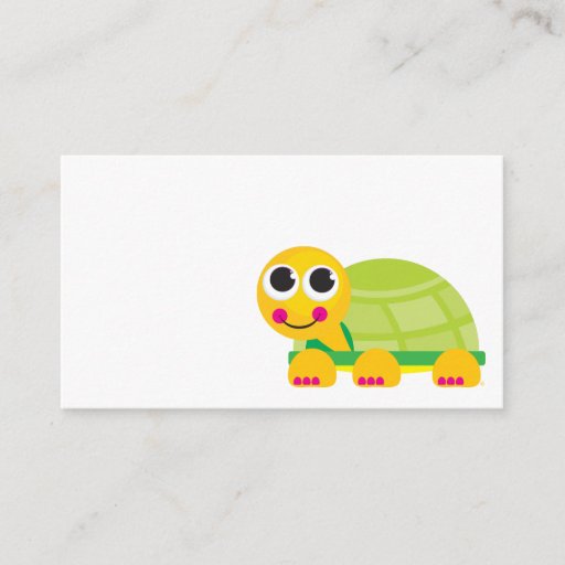 Customizable Turtle Enclosure Card Business Card Templates