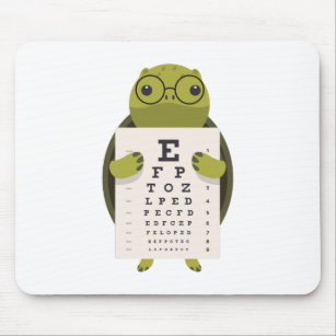 Turtle Eye Chart Mouse Pad