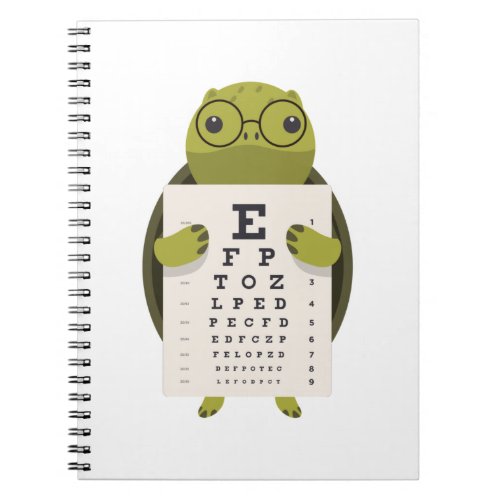 Turtle Eye Chart Notebook
