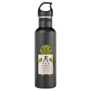 Turtle Eye Chart Stainless Steel Water Bottle