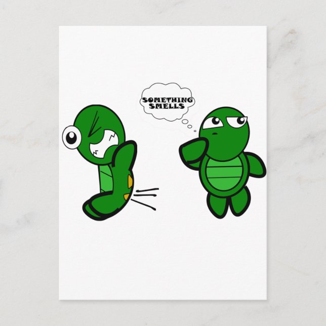 Turtle Fart Postcard (Front)