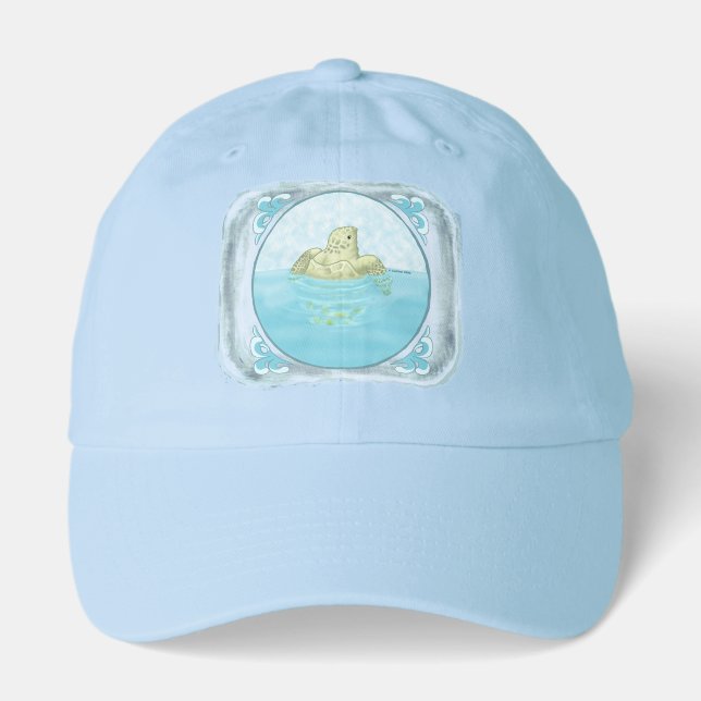 Turtle First Swim  Hat (Front)