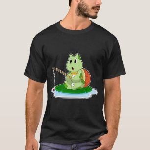 Turtle Fisher Fishing rod Fishing T-Shirt
