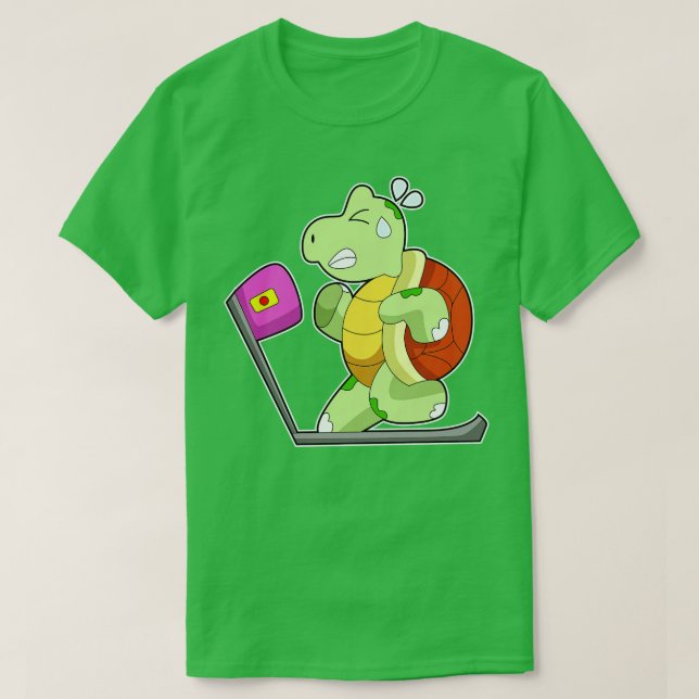 Turtle Fitness Treadmill T-Shirt (Design Front)