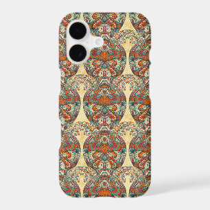 Turtle Floral Pattern iPhone 17 Case