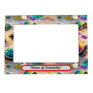 "Turtle Friends Forever" Magnetic Frame
