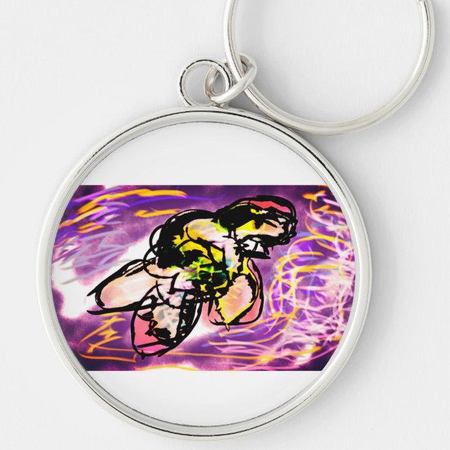 Turtle gem keychain (Front)
