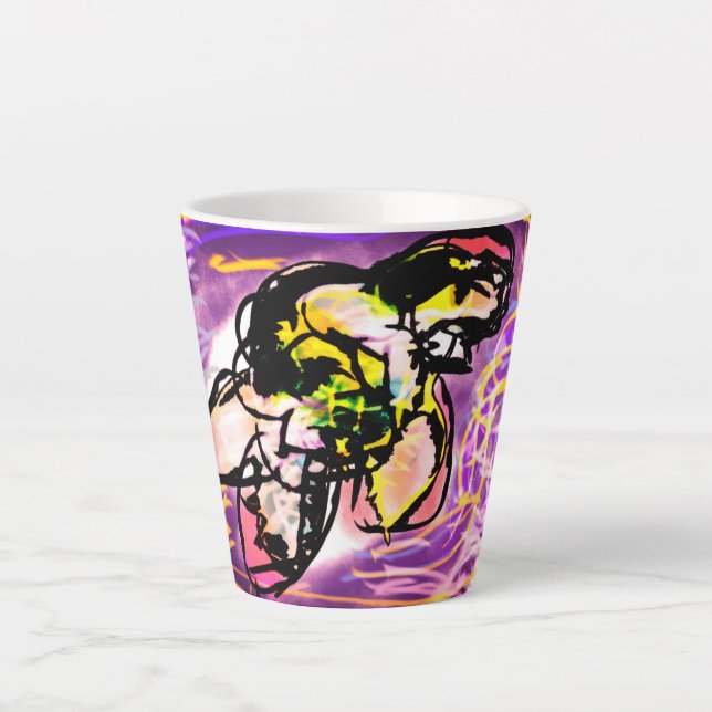 Turtle gem latte mug (Front)