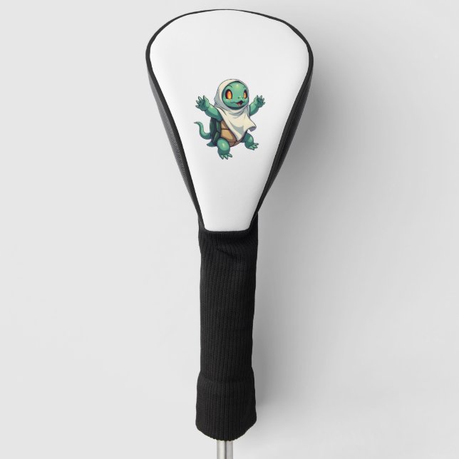 Turtle Ghoul Golf Head Cover (Front)