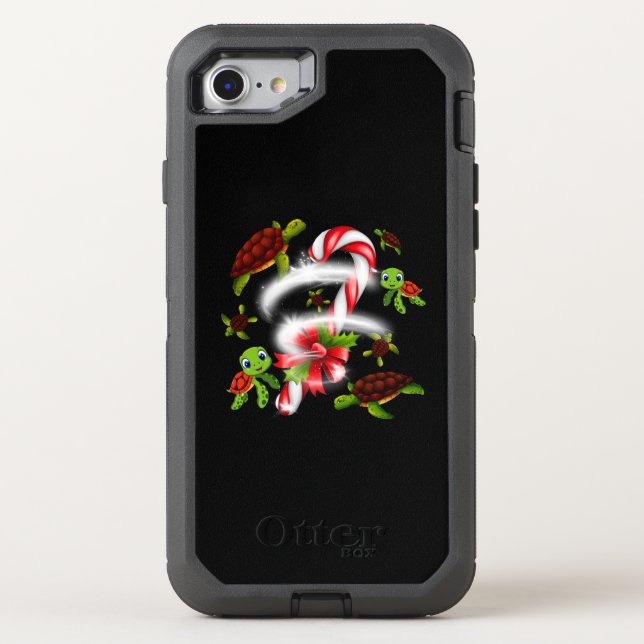 Turtle  Gift | Turtle Candy Sweet Christmas Otterbox iPhone Case (Back)