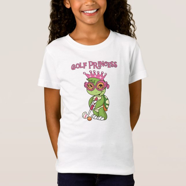 Turtle Golf Princess T-shirts and Gifts (Front)