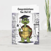 Turtle Graduation Personalized