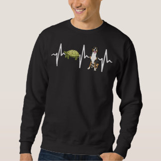 Turtle Greater Swiss Mountain Dog Heartbeat Dog Sweatshirt