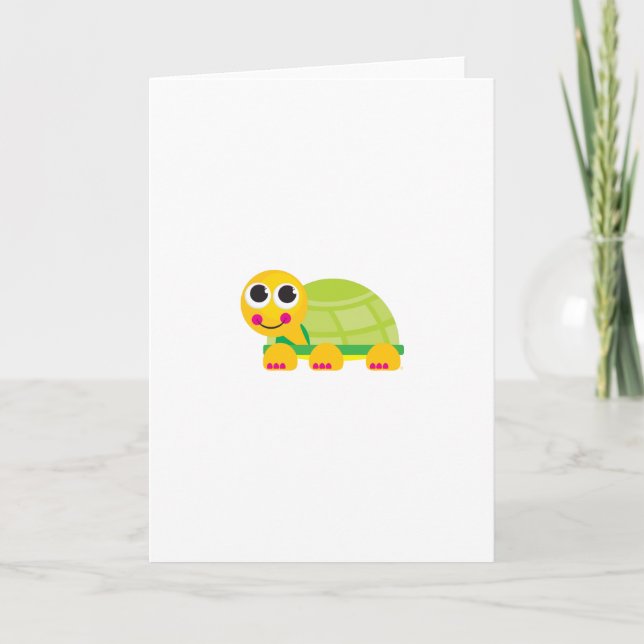 Turtle Greeting Card (Front)