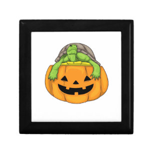 Turtle Halloween Pumpkin Classic T-Shirt_1 Gift Box