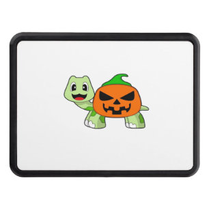 Turtle Halloween Pumpkin Classic T-Shirt Hitch Cover