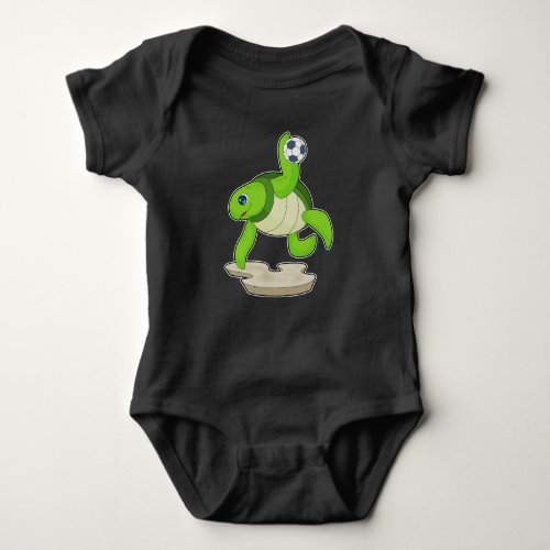 Turtle Handball player Handball Baby Bodysuit