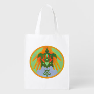 Turtle Hands Reusable Grocery Bag