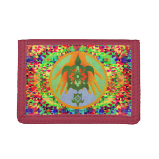 Turtle Hands Tri-fold Wallets