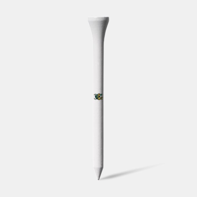 Turtle Hawaiian Sea Turtles Hawaii Beach Palm Copy Golf Tees (Side)